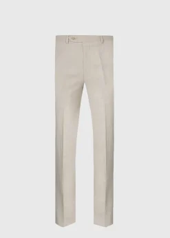 Paul Stuart Dress Pants^Linen & Silk James Dress Trouser Stone