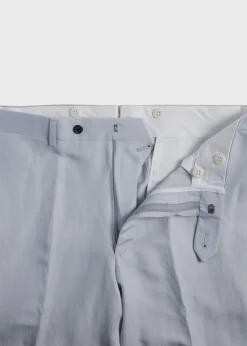 Paul Stuart Dress Pants^Linen & Silk James Dress Trouser Silver