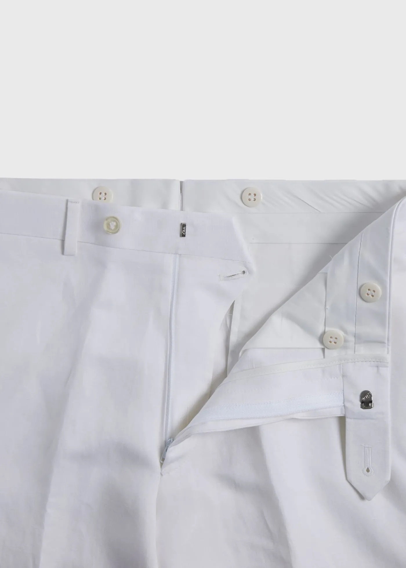 Paul Stuart Dress Pants^Linen & Silk James Dress Trouser White