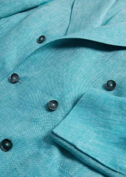 Paul Stuart Blazers & Jackets^Linen Double Breasted Jacket Green