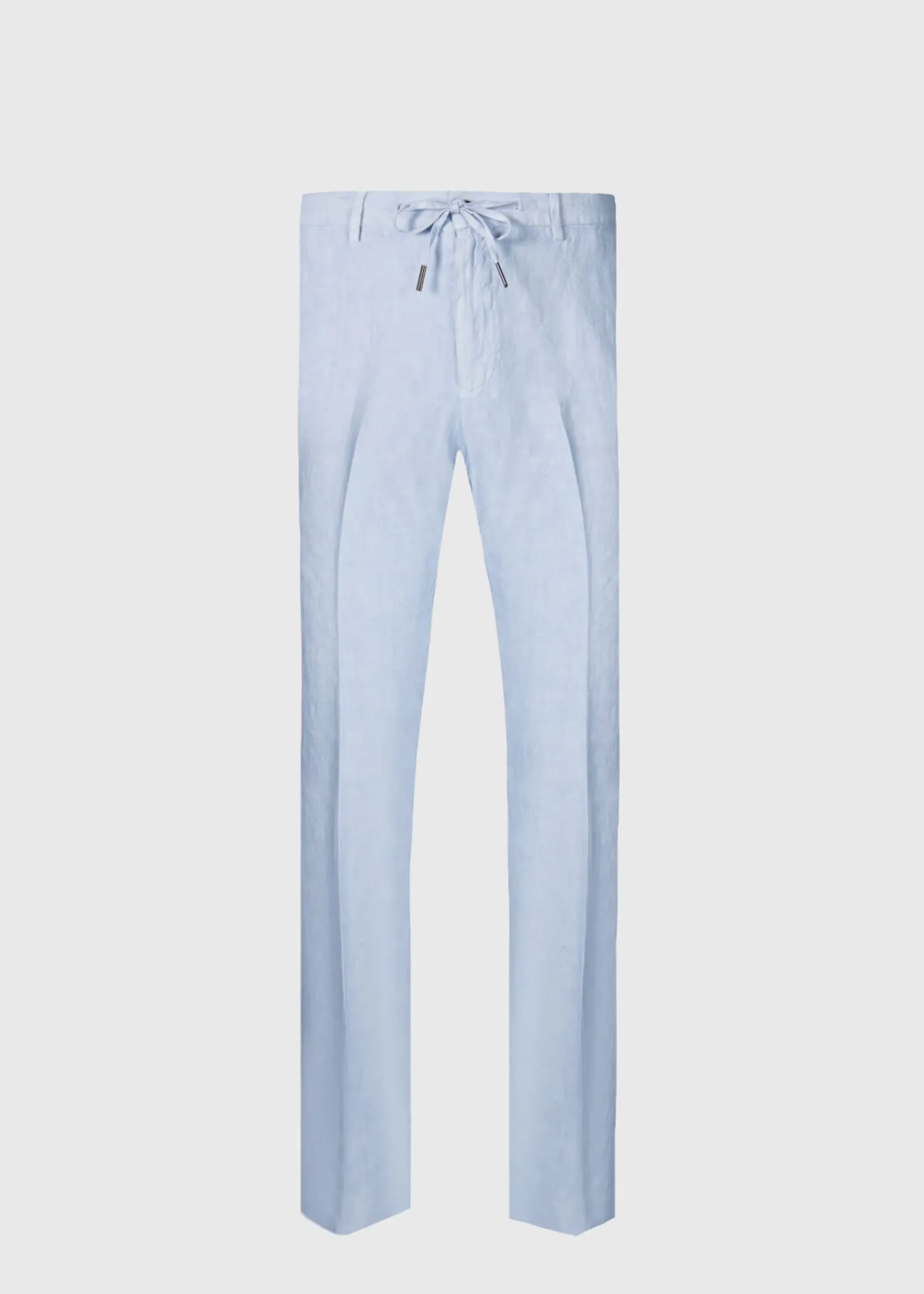Paul Stuart Pants^Linen Drawstring Trouser Light Blue