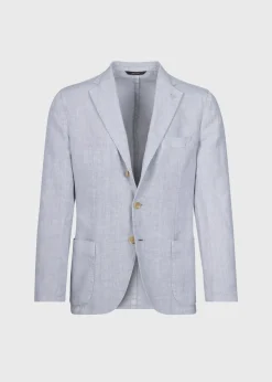 Paul Stuart Blazers & Jackets^Linen GarmentDyed Jacket Silver