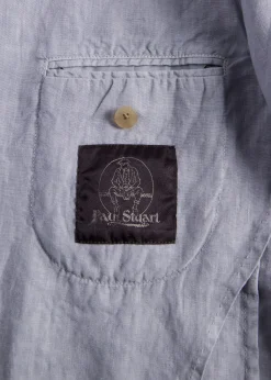 Paul Stuart Blazers & Jackets^Linen GarmentDyed Jacket Silver