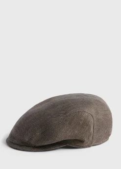 Paul Stuart Scarves, Hats, Gloves^Linen Herringbone Ivy Cap Olive