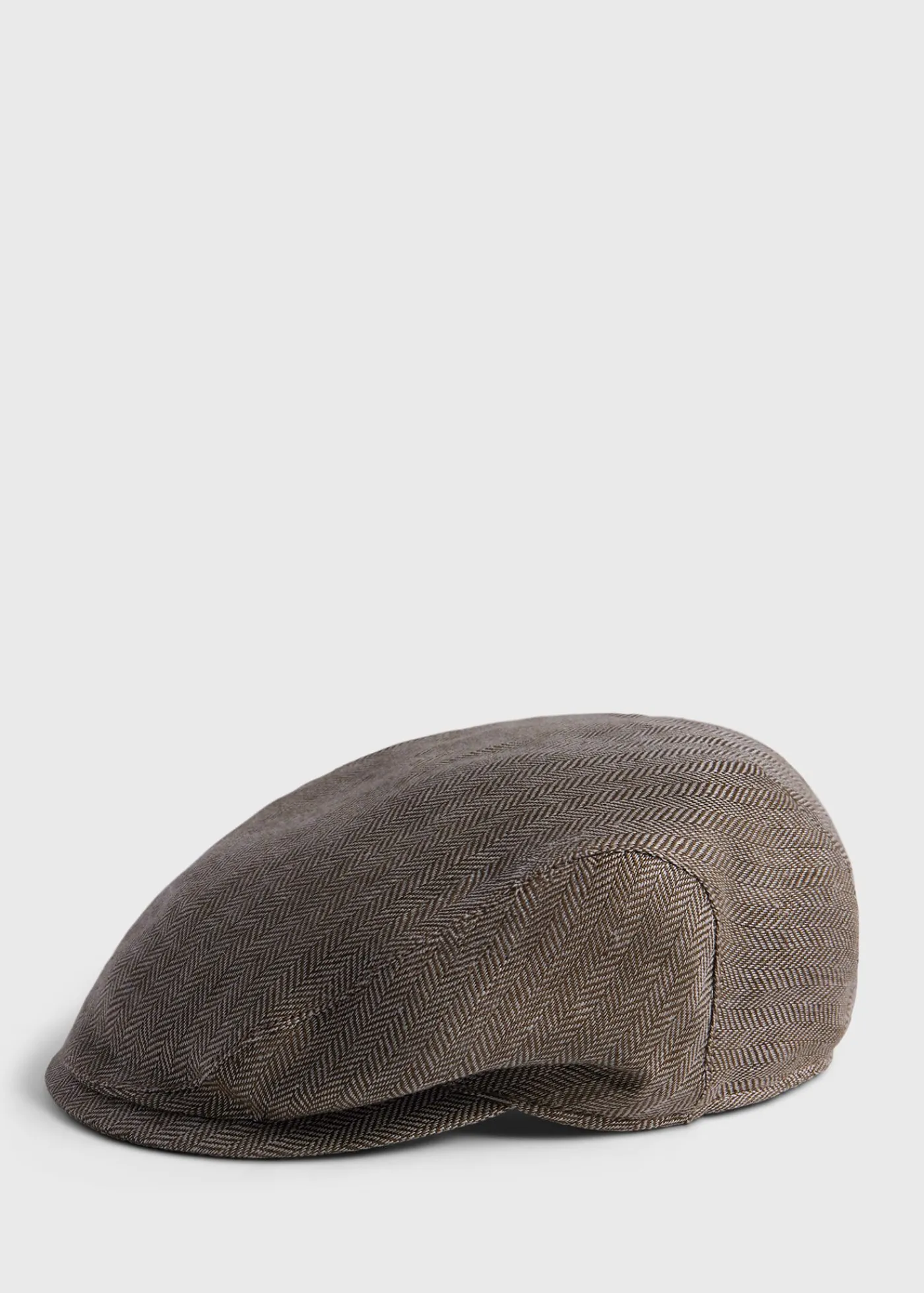 Paul Stuart Scarves, Hats, Gloves^Linen Herringbone Ivy Cap Olive
