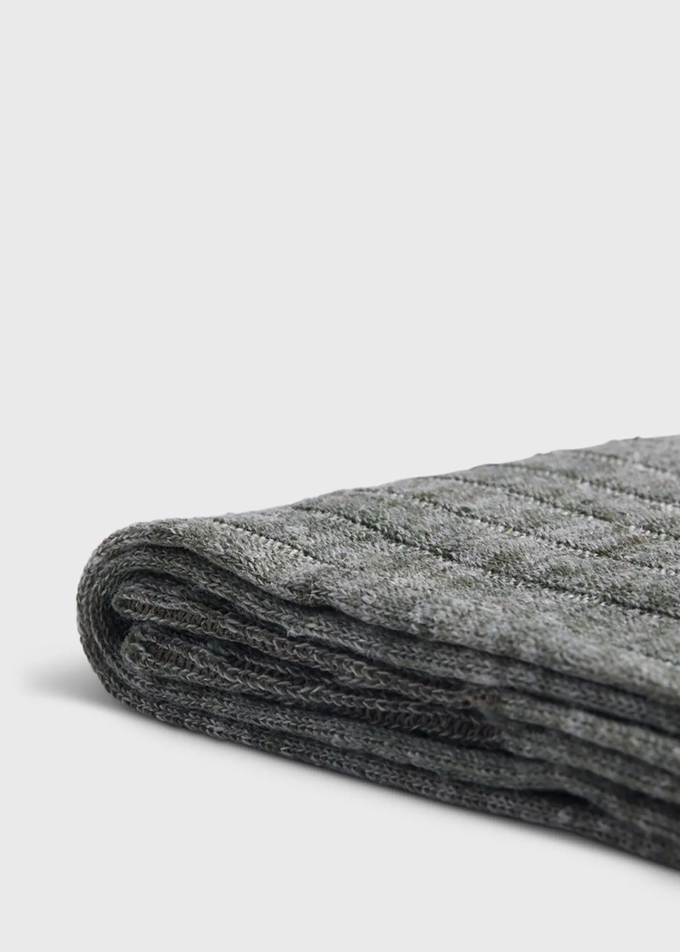 Paul Stuart Socks^Linen Mélange Sock Olive