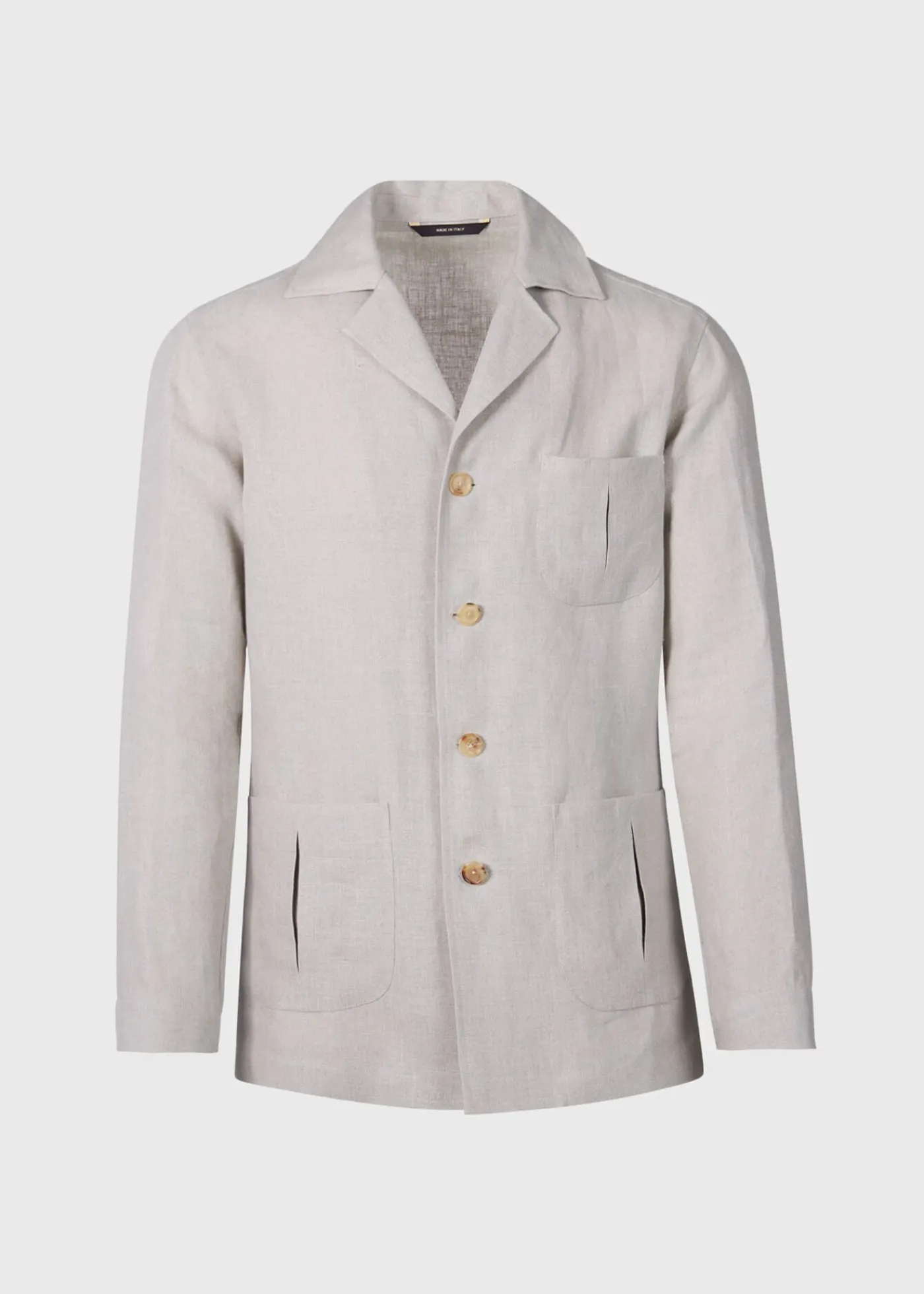Paul Stuart Blazers & Jackets|Outerwear^Linen Safari Jacket Natural