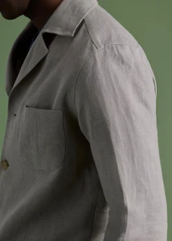 Paul Stuart Blazers & Jackets|Outerwear^Linen Safari Jacket Natural