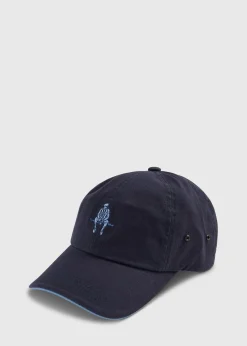 Paul Stuart Scarves, Hats, Gloves^Logo Baseball Cap Navy
