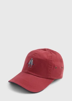 Paul Stuart Scarves, Hats, Gloves^Logo Baseball Cap Red