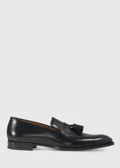 Paul Stuart Loafers^Major Leather Tassel Loafer Black