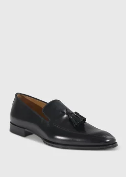 Paul Stuart Loafers^Major Leather Tassel Loafer Black
