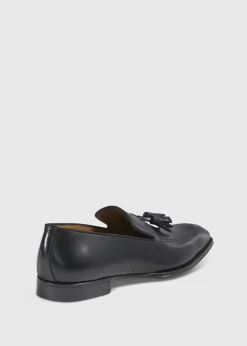 Paul Stuart Loafers^Major Leather Tassel Loafer Black