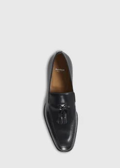 Paul Stuart Loafers^Major Leather Tassel Loafer Black