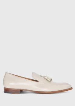 Paul Stuart Loafers^Major Leather Tassel Loafer Ivory