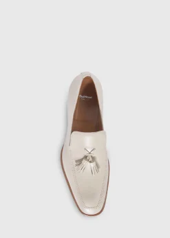 Paul Stuart Loafers^Major Leather Tassel Loafer Ivory