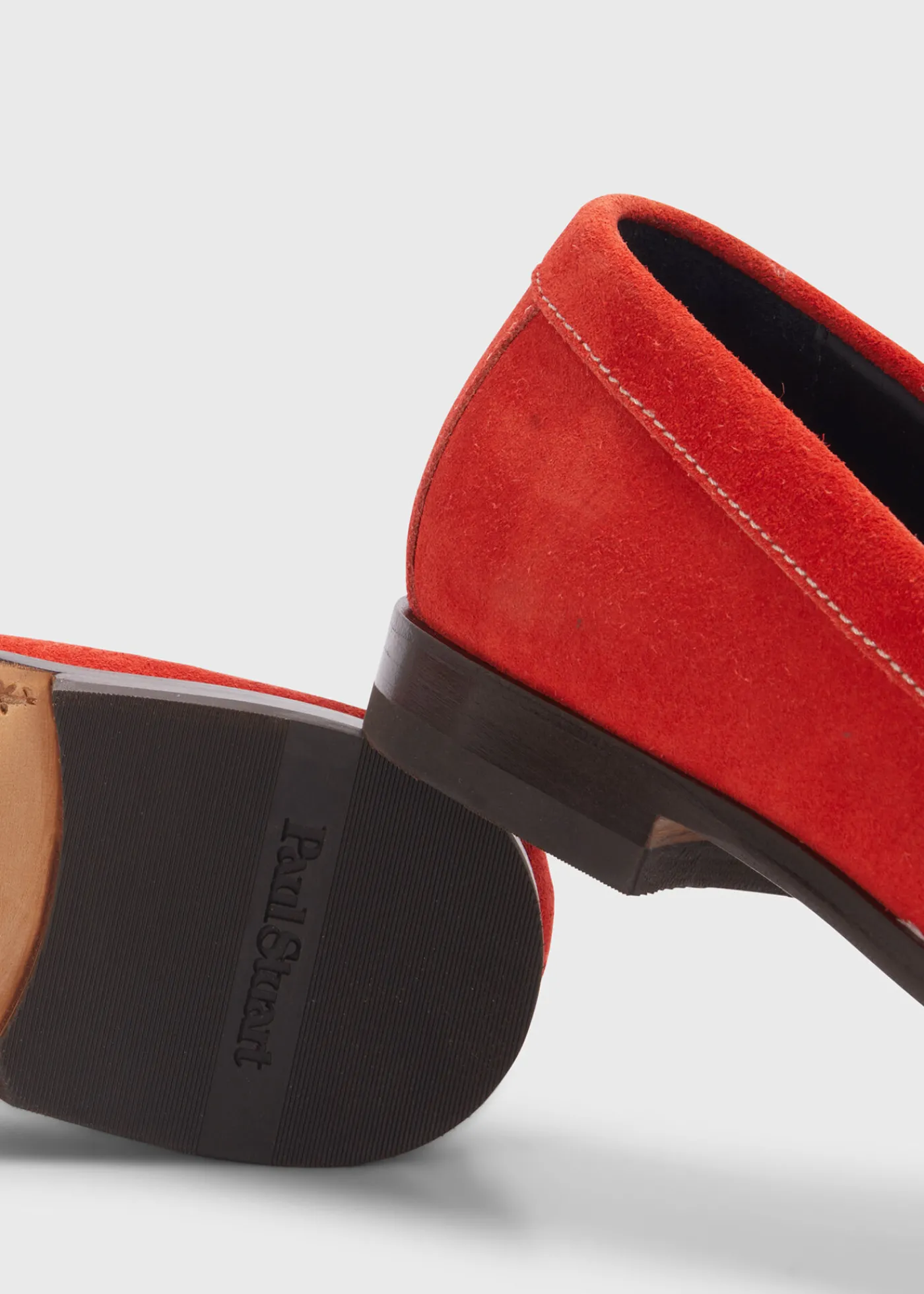 Paul Stuart Loafers^Mason Suede Loafer Red