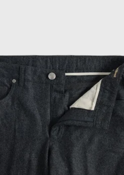 Paul Stuart Dress Pants|Pants^Merino Wool Five Pocket Pant Charcoal