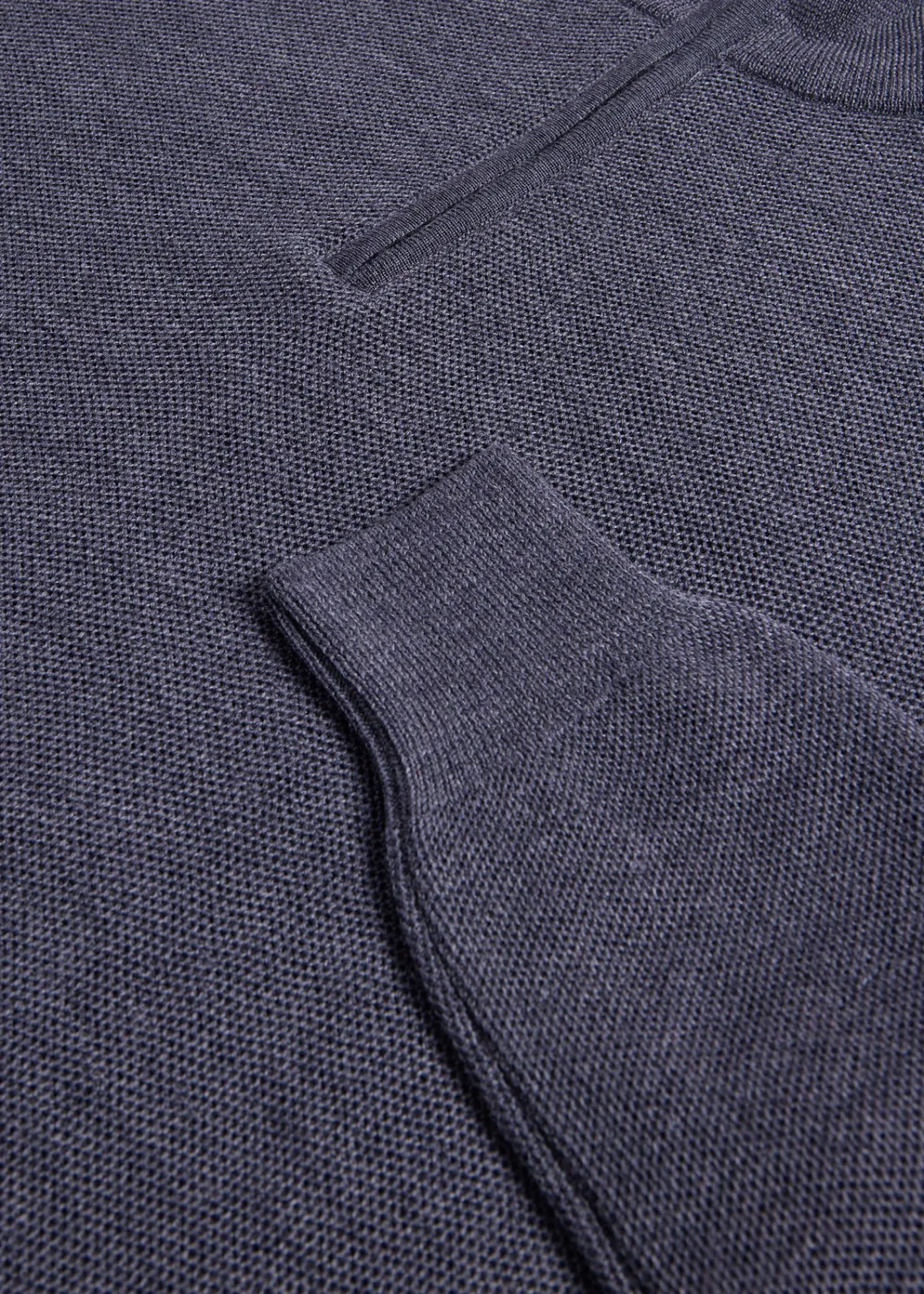 Paul Stuart Sweaters^Merino Wool Quarter Zip Pullover Grey