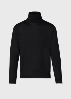 Paul Stuart Sweaters^Merino Wool Turtleneck Black