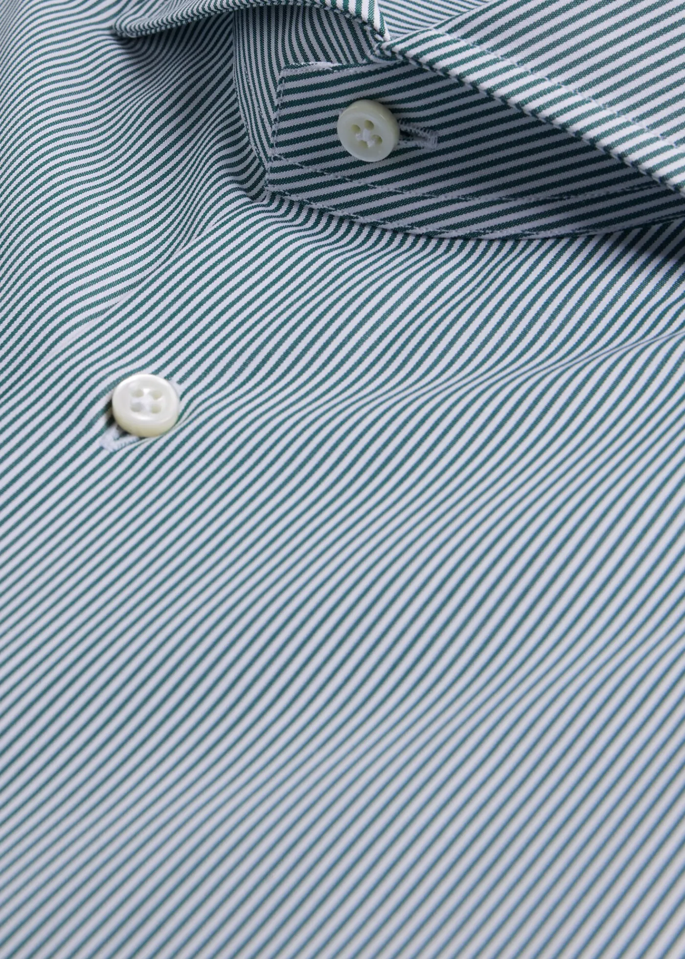 Paul Stuart Formal Shop^Micro Stripe Cotton Dress Shirt Green