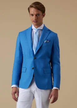 Paul Stuart Blazers & Jackets^Mohair & Silk Jacket Sky Blue