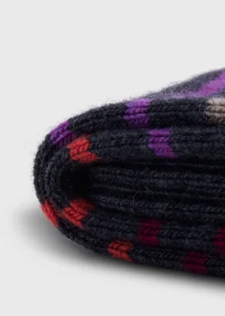Paul Stuart Socks^Multicolor Stripe Sock Grey