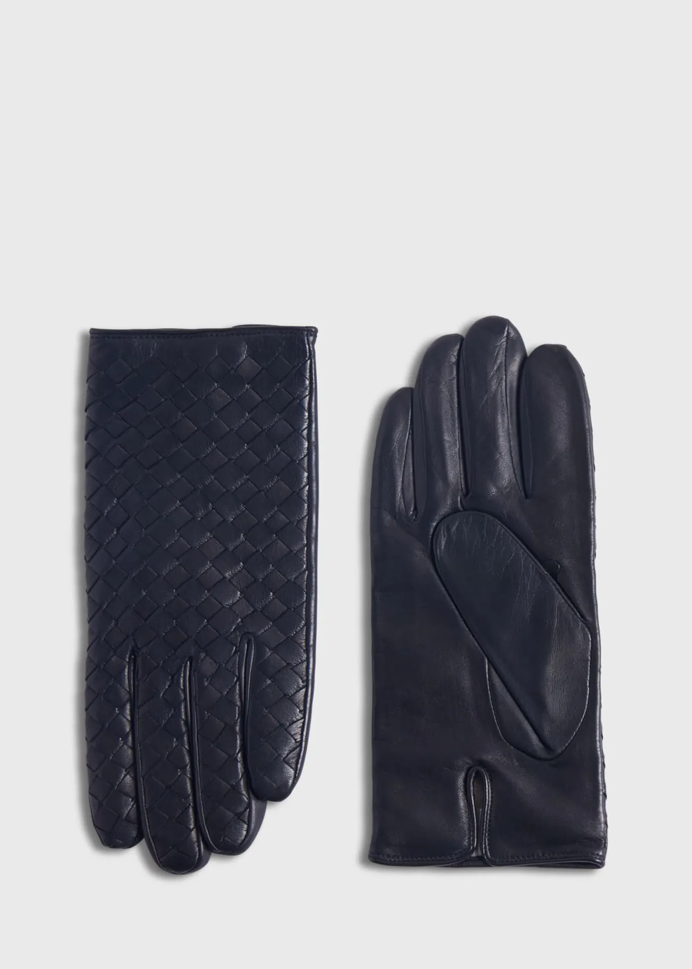 Paul Stuart Scarves, Hats, Gloves|The Cashmere Shop^Nappa Leather Cross Stitch Glove Black