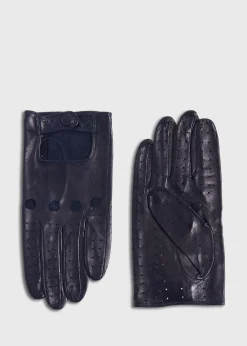 Paul Stuart Scarves, Hats, Gloves^Nappa Leather Driving Glove Navy