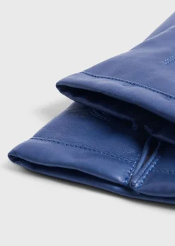 Paul Stuart Scarves, Hats, Gloves^Nappa Leather Saddle Stitch Glove Denim