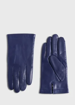 Paul Stuart Scarves, Hats, Gloves^Nappa Leather Saddle Stitch Glove Navy