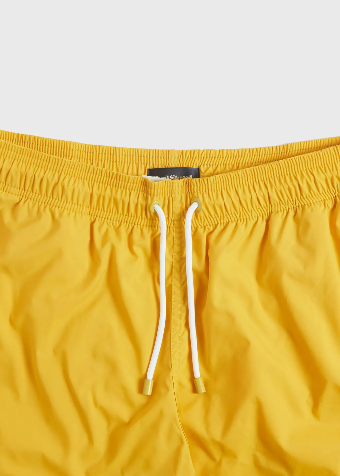 Paul Stuart Shorts & Swim Trunks|Pants^Nylon Solid Color Swim Trunk Yellow