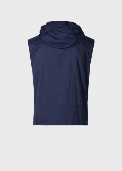 Paul Stuart Vests|Outerwear^Nylon Zip Vest Navy