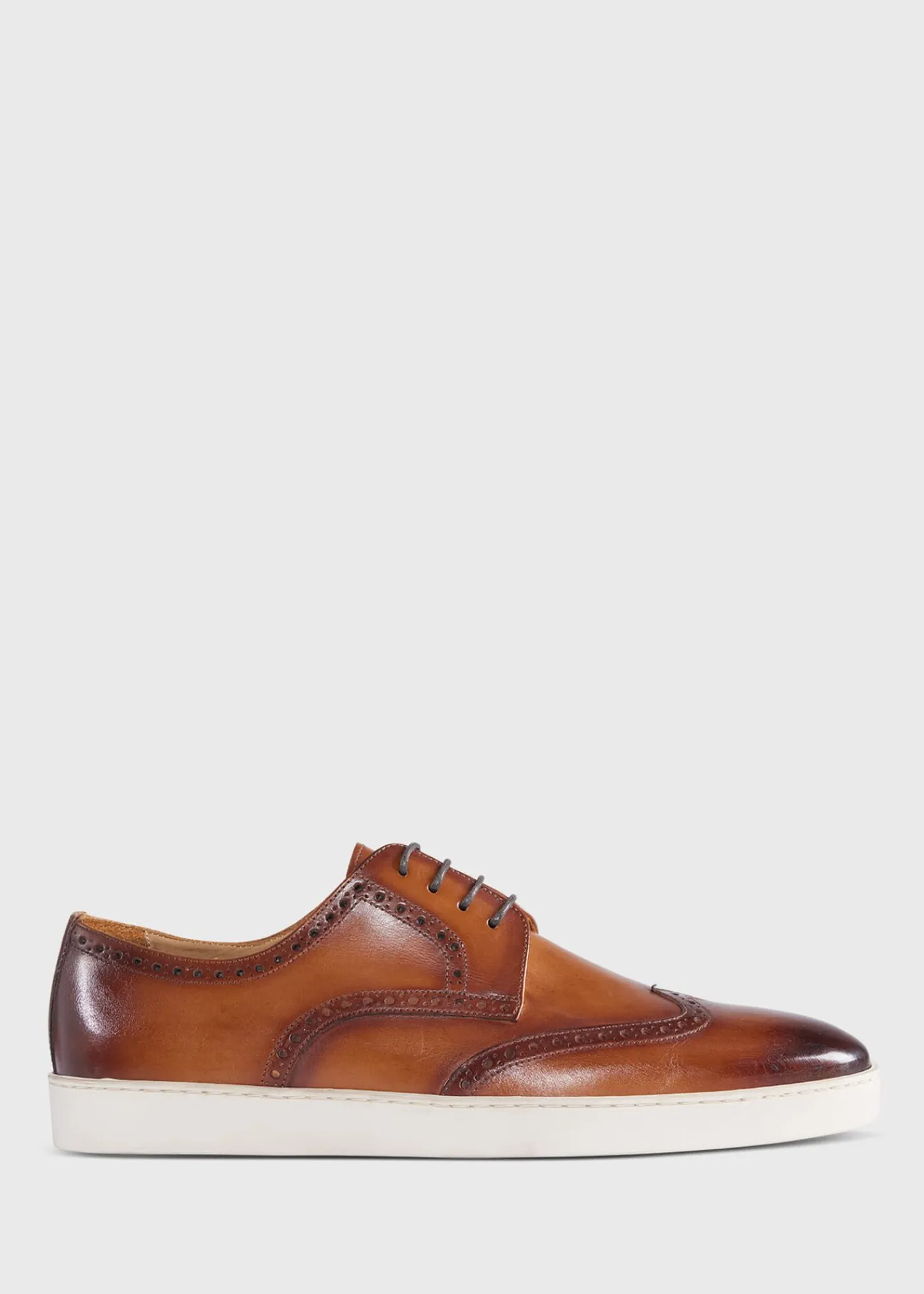 Paul Stuart Lace-Ups & Oxfords|Sneakers^Packer Wingtip Sneaker Cognac