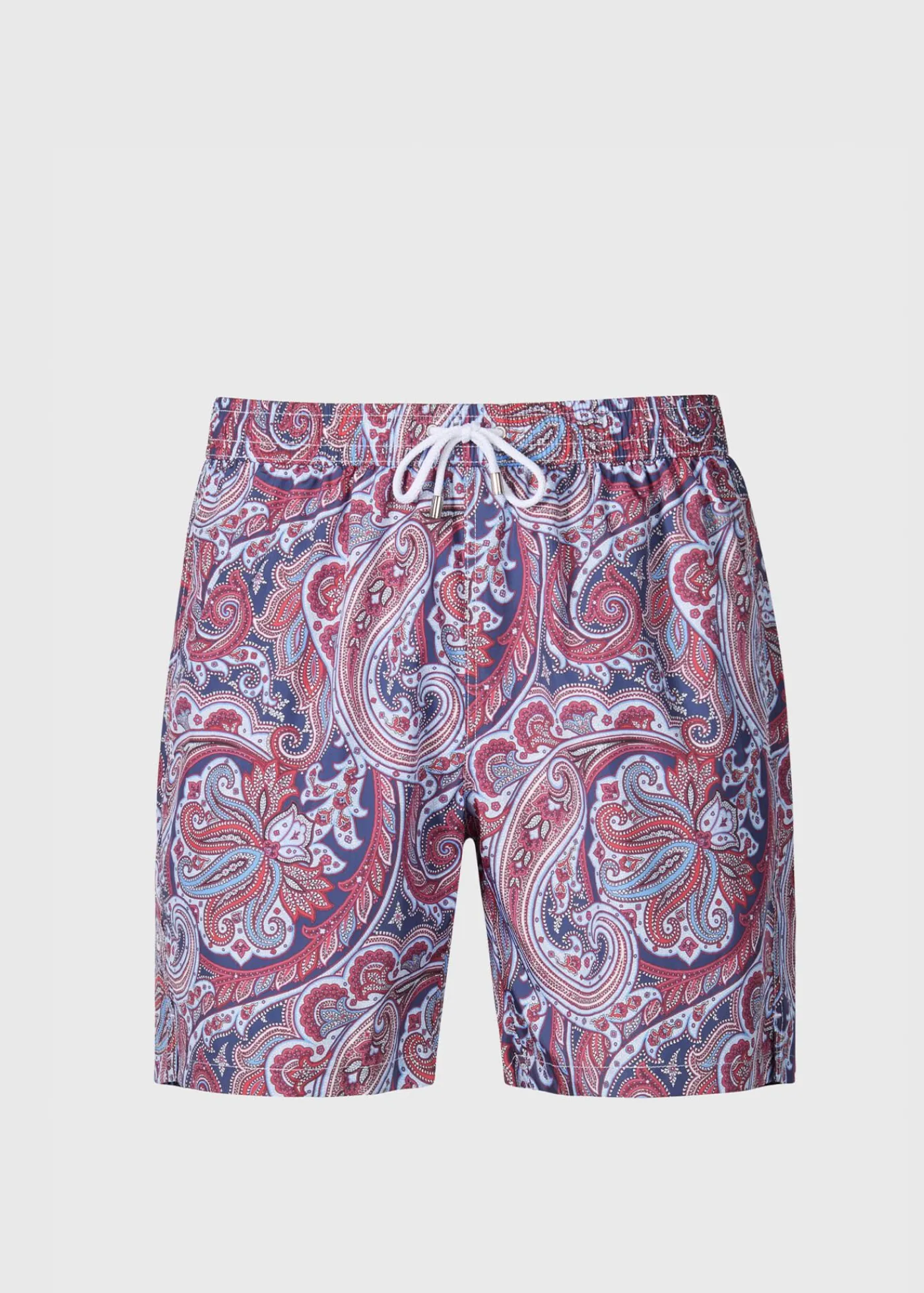 Paul Stuart Shorts & Swim Trunks^Paisley Print Swim Trunk Blue/Red