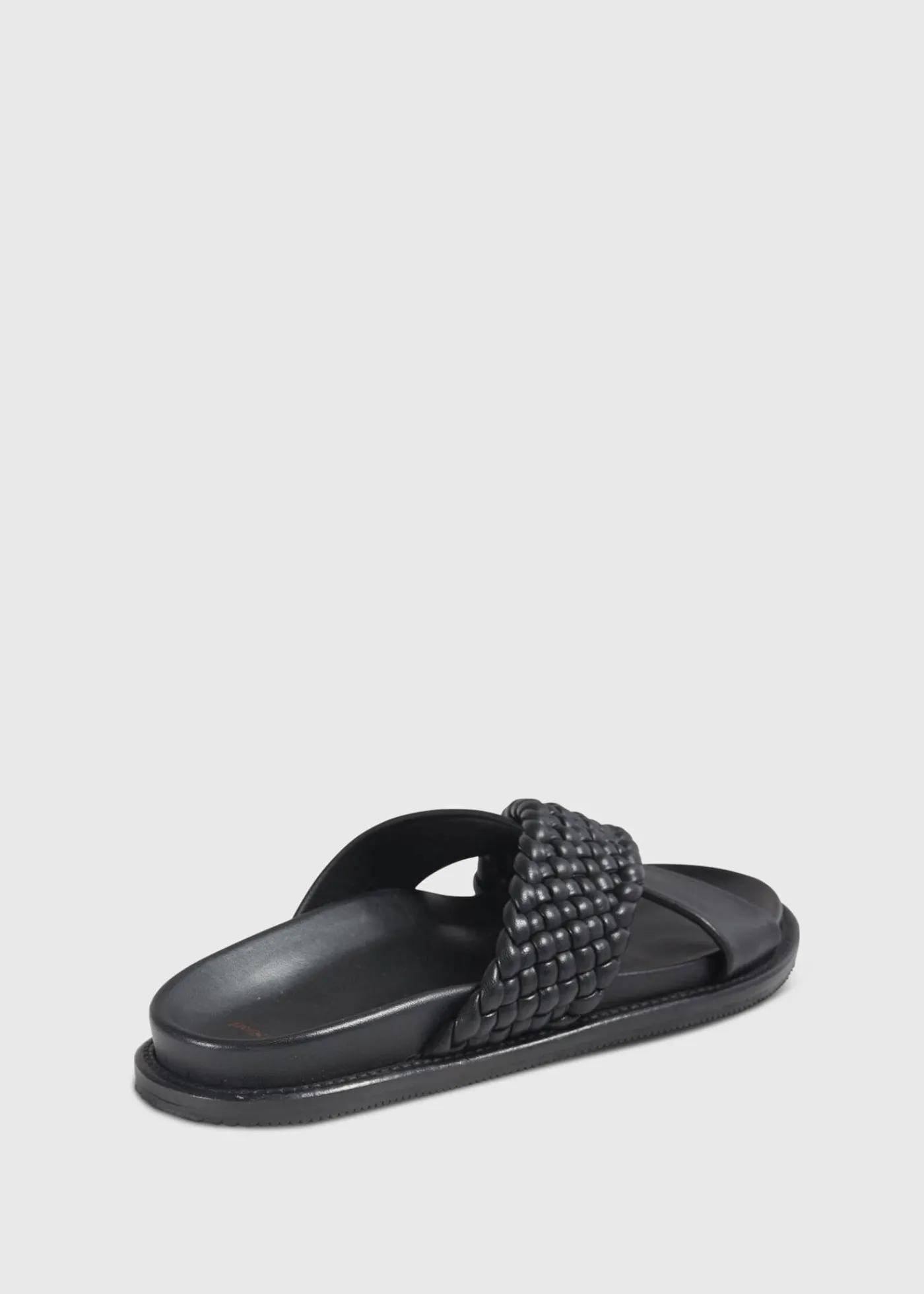 Paul Stuart Sandals^Palau Woven Leather Slide Black
