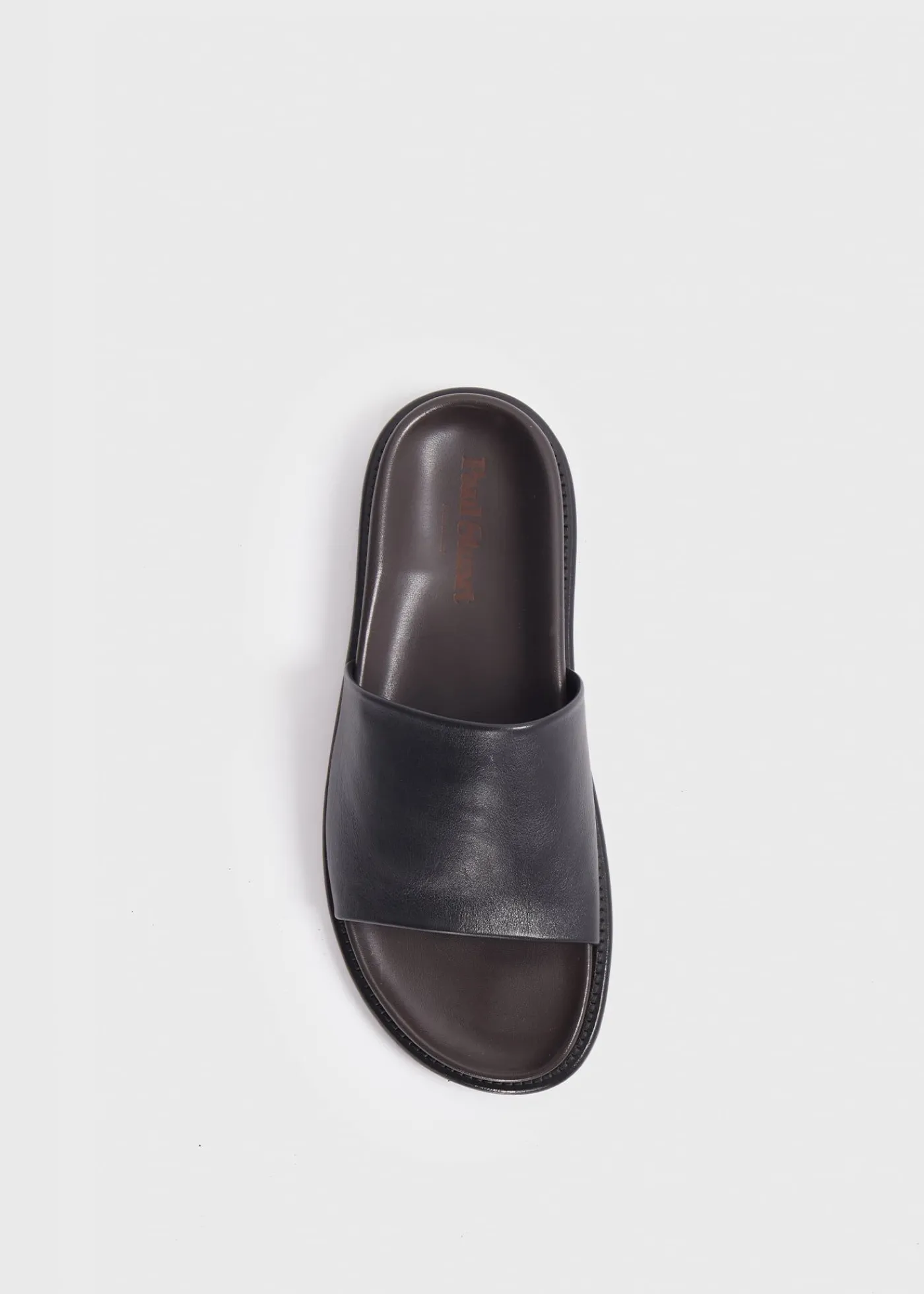 Paul Stuart Sandals^Palma Leather Slide Black