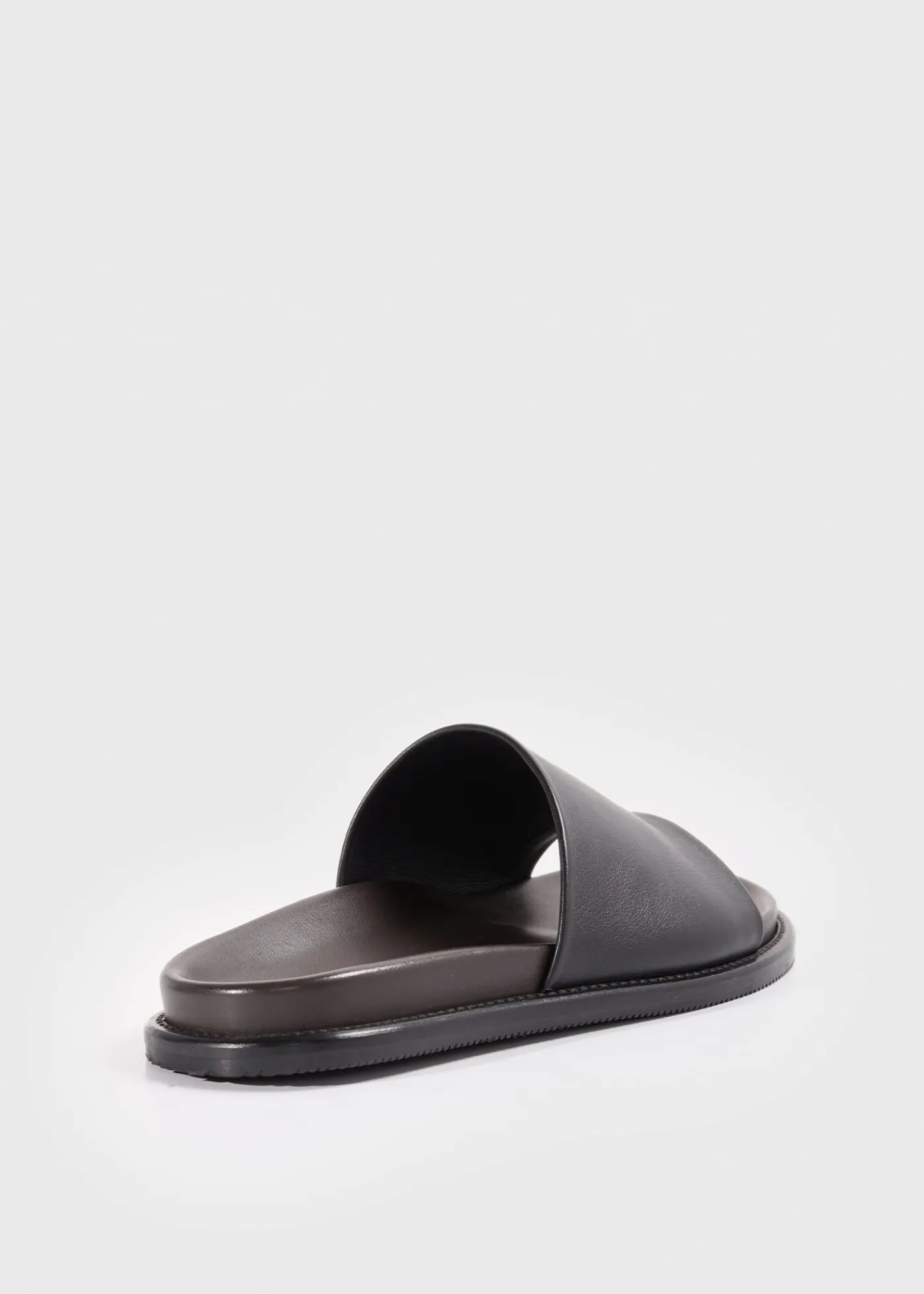 Paul Stuart Sandals^Palma Leather Slide Black