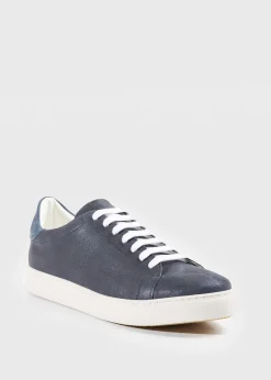 Paul Stuart Sneakers^Pascal Leather Sneaker Navy