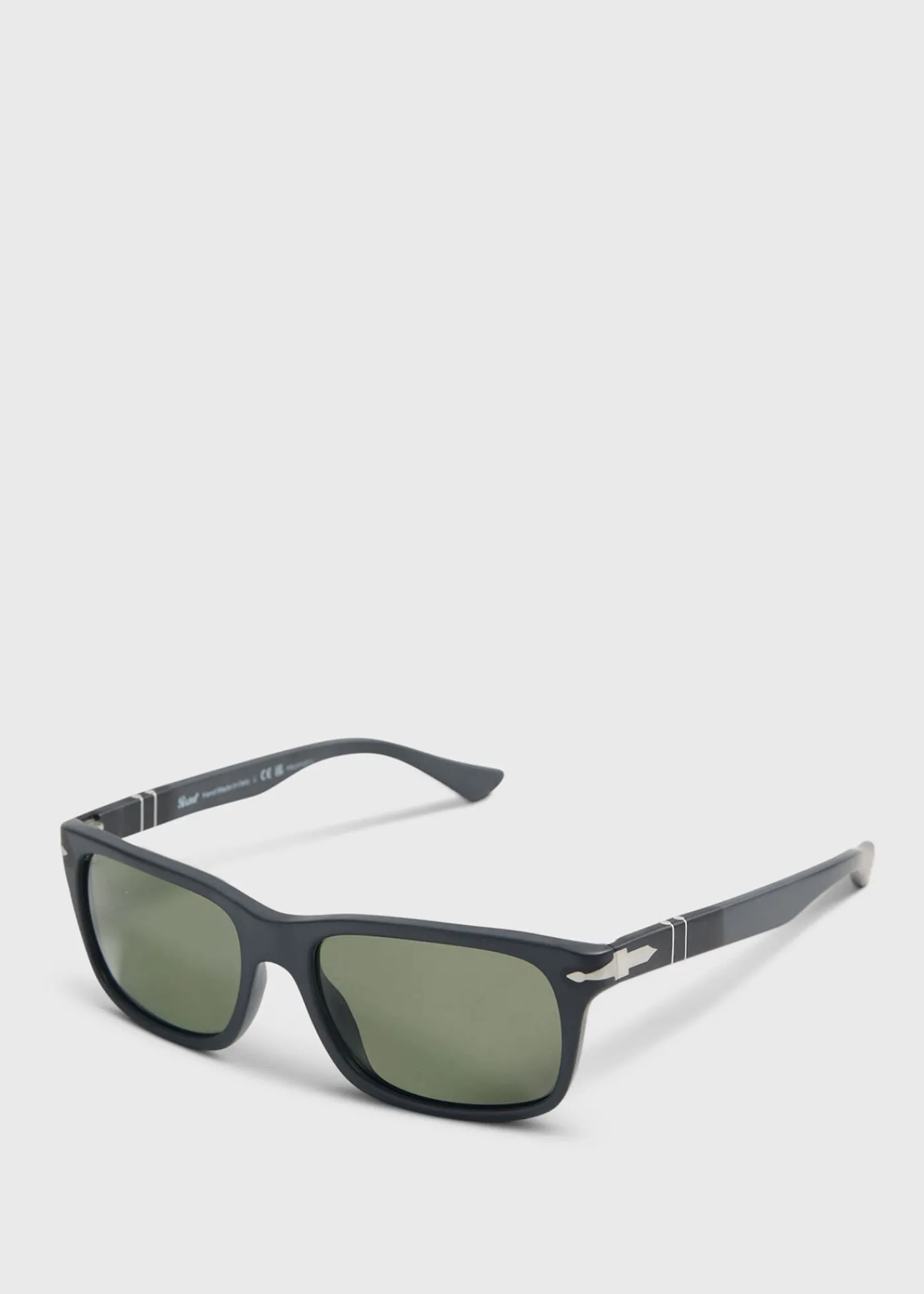 Paul Stuart Sunglasses & Eyewear^Persol® Sunglasses With Green Lens Black