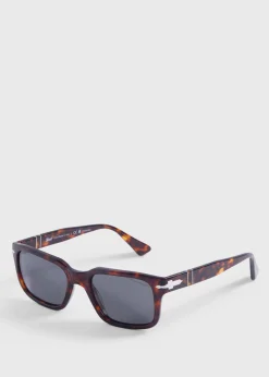 Paul Stuart Sunglasses & Eyewear^Persol® Havana Sunglasses With Black Lens Brown