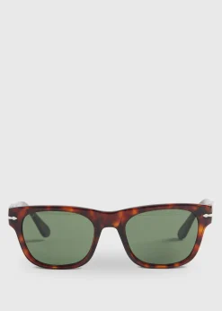 Paul Stuart Sunglasses & Eyewear^Persol® Havana With Green Lens Brown