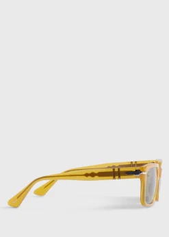 Paul Stuart Sunglasses & Eyewear^Persol® Honey Sunglasses With Green Lens Yellow