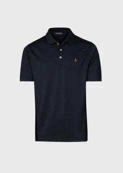 Paul Stuart Polos & T-Shirts^Pima Cotton Interlock Polo Black