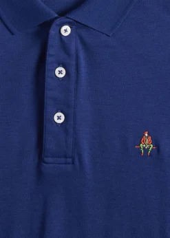 Paul Stuart Polos & T-Shirts^Pima Cotton Interlock Polo Navy