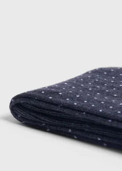 Paul Stuart Socks|The Cashmere Shop^Pindot Dress Sock Grey