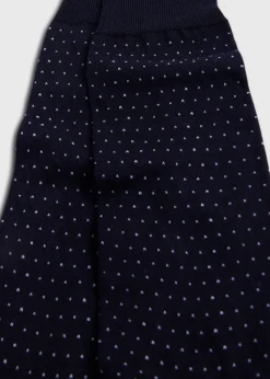 Paul Stuart Socks|The Cashmere Shop^Pindot Dress Sock Navy