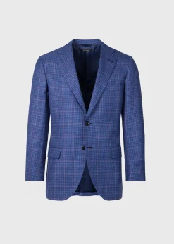 Paul Stuart Blazers & Jackets^Plaid Andrew Jacket Blue/Red