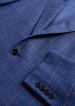 Paul Stuart Blazers & Jackets^Plaid Andrew Jacket Blue/Red