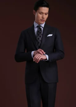 Paul Stuart Suits & Tuxedos^Plaid Flannel Suit Charcoal
